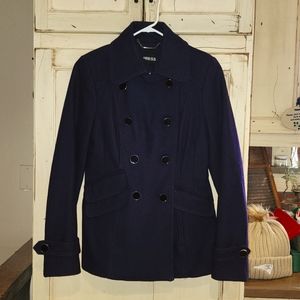 Express Wool Blend Coat XS Purple